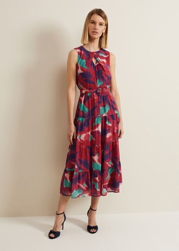 Phase Eight Jolene Floral Dress Multicolor USA | 0537261-FL